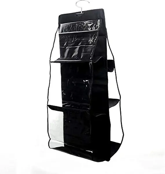 سعر ومواصفات منظم احذية وشنط ظهر يد بشماعة للتعليق 6 جيوب (B09236GFD3) على Amazon EG