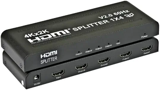 سعر ومواصفات موزع HDMI 2.0 بمنفذ 1×4 بدقة 4K عند 60 هرتز من افا (B0FJM5LLM7) على Amazon EG