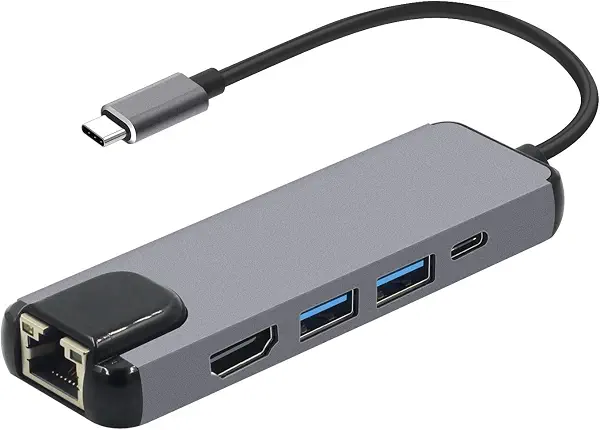 سعر ومواصفات موزع USB نوع C 5 في 1 لجهاز ماك بوك برو (687876) (B097LKXM6D) على Amazon EG