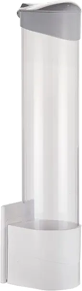 سعر ومواصفات موزع أكواب بتصميم أسطواني، شفاف (B096R14ZVQ) على Amazon EG