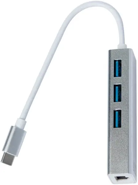 سعر ومواصفات موزع بـ 3 منافذ USB 3.0 من النوع سي مع محول ايثرنت من 2 بي، متعدد الألوان، من 2 بي (B0CGTCC5X1) على Amazon EG
