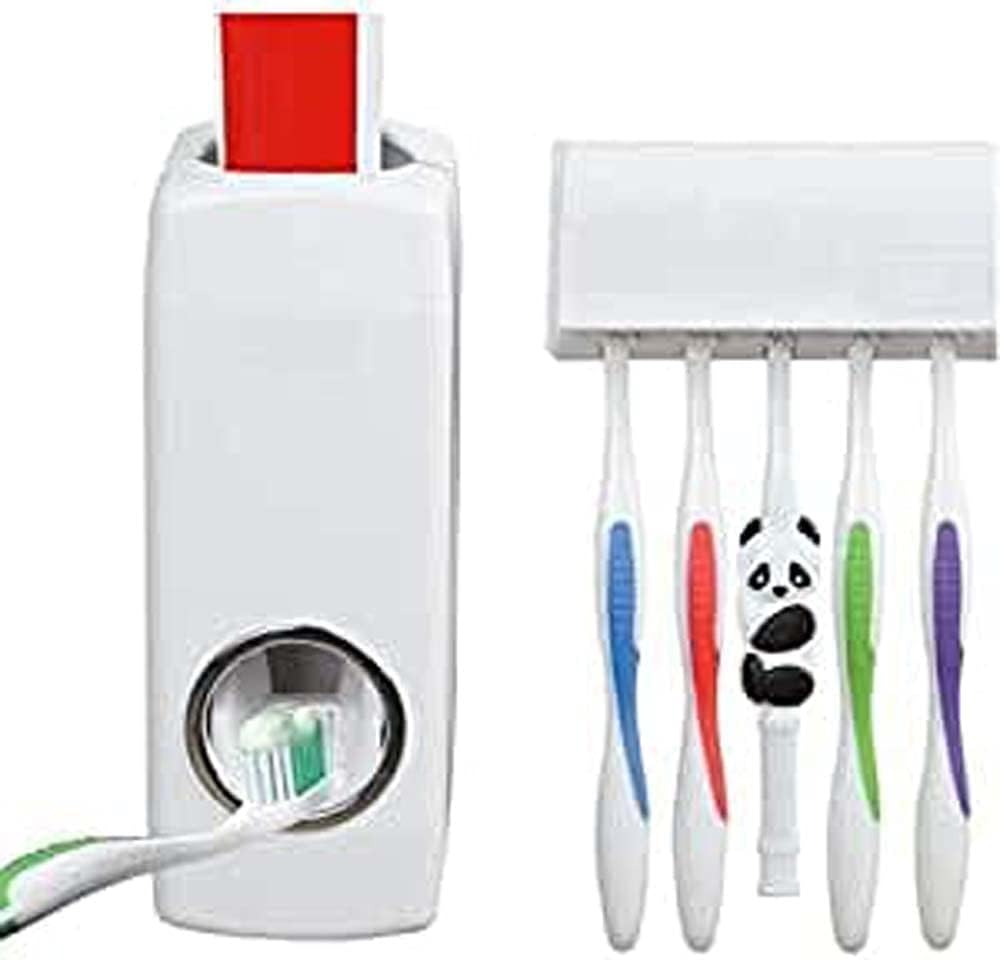 سعر ومواصفات موزع معجون الاسنان وحامل فرش الاسنان (B07MWXHHVV) على Amazon EG