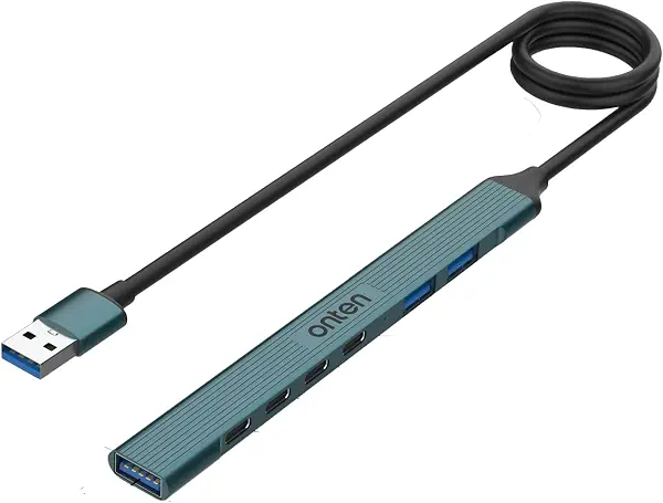 سعر ومواصفات موزع يو اس بي بـ7 منافذ يو اس بي بـ 3 منافذ يو اس بي و4 منافذ USB نوع سي من اونتين UA972C (B0FGVP4DVJ) على Amazon EG