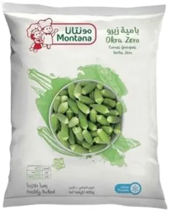 سعر ومواصفات مونتانا بامية زيرو معبأة من فريشلي، 400 جرام (B0F3XTRP3M) على Amazon EG