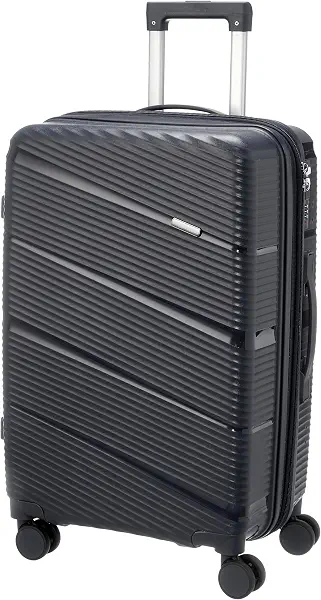 سعر ومواصفات ميجو شنطة سفر صلبة بلون اسود مقاس 25 (B0F224TZN5) على Amazon EG