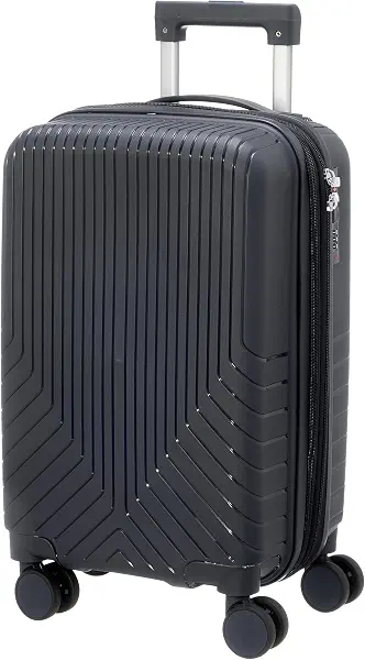 سعر ومواصفات ميجو شنطة سفر صلبة بلون اسود مقاس 19 (B0F225HB4C) على Amazon EG
