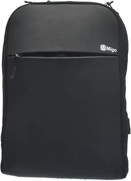 سعر ومواصفات ميجو شنطة ظهر للاب توب مع شحن USB، اسود (B0DFW78LHM) على Amazon EG