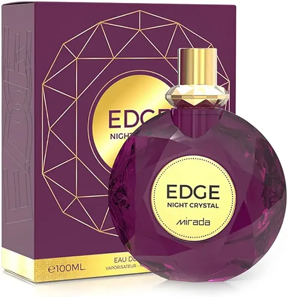 سعر ومواصفات ميرادا عطر ايدج نايت كريستال او دي بارفان 100 مل للأنثى (B0DG32RD1J) على Amazon EG