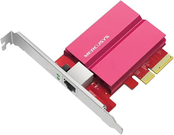 سعر ومواصفات ميركوسيس محول شبكة بمنفذ PCIe 10 جيجابت MA510E، 1 × منفذ PCI اكسبرس، 1 × منفذ ار جيه 45، 10 جيجابايت في الثانية، دعامة كاملة الارتفاع / دعامة منخفضة الارتفاع، تشغيل على شبكة LAN، تحكم في التدفق (B0G1RZ616M) على Amazon EG