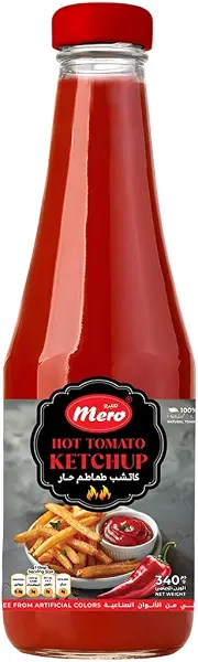 سعر ومواصفات ميرو زجاجة كاتشب ساخنة فاخرة 12 × 340 جرام (B0GKYJL4WC) على Amazon EG