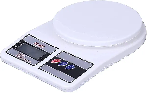 سعر ومواصفات ميزان مطبخ رقمي، 10 كجم - لون أبيض (B087SQ5P1P) على Amazon EG