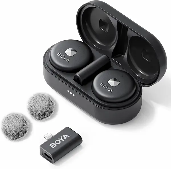 سعر ومواصفات ميكروفون لاسلكي اوميك-دي لموبايل آيفون من بويا (B0CLZHCK7C) على Amazon EG