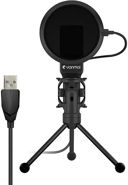 سعر ومواصفات ميكروفون مكثف USB لسطح المكتب SF-777 مع حامل ثلاثي القوائم قابل للطي وفلتر بي او لتسجيل الفيديو على الكمبيوتر متعدد الألوان (B0922Z9Q11) على Amazon EG