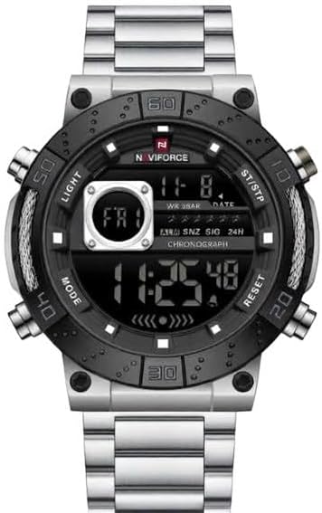 سعر ومواصفات نافي فورس Naviforce 9241S - Silver case/Silver band/Black dial (B0FZVJKFG4) على Amazon EG