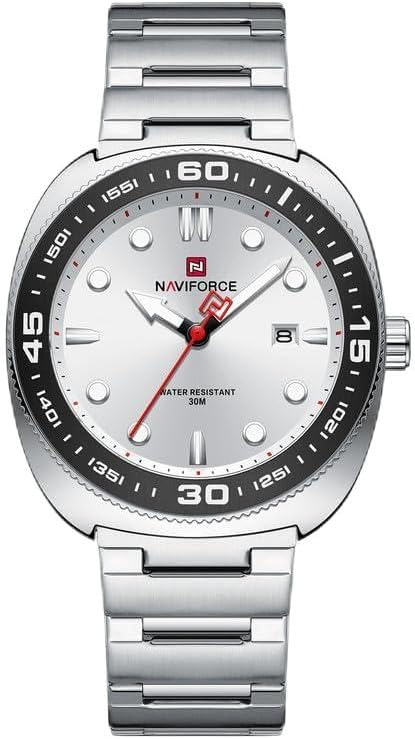 سعر ومواصفات نافي فورس Naviforce 9250 – Elegant Men's Watch with S/White/S (B0FN4TFM3D) على Amazon EG