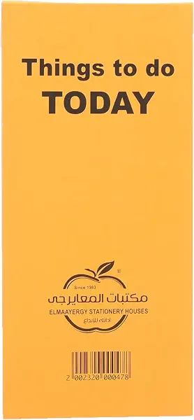سعر ومواصفات دفتر قائمة مهام من ابل، مخطط يومي مصمم لجدولة المهام والأهداف وتنظيم عملك، متعدد الألوان (B0FT42CB6R) على Amazon EG