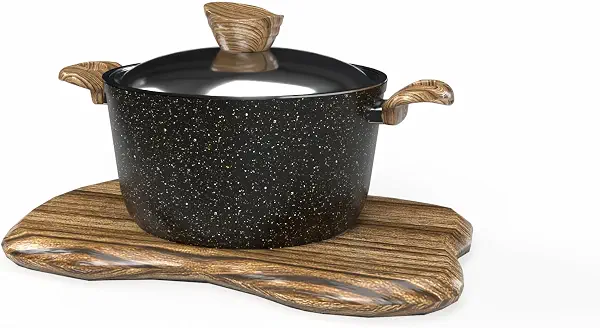 سعر ومواصفات نوفيرا حلة جرانيت مقاس ٢٤سم إسود (B0FS234DDD) على Amazon EG