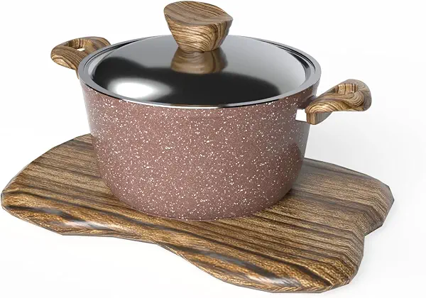 سعر ومواصفات نوفيرا حلة جرانيت مقاس ٢٨سم براون برونز (B0FS2463RM) على Amazon EG