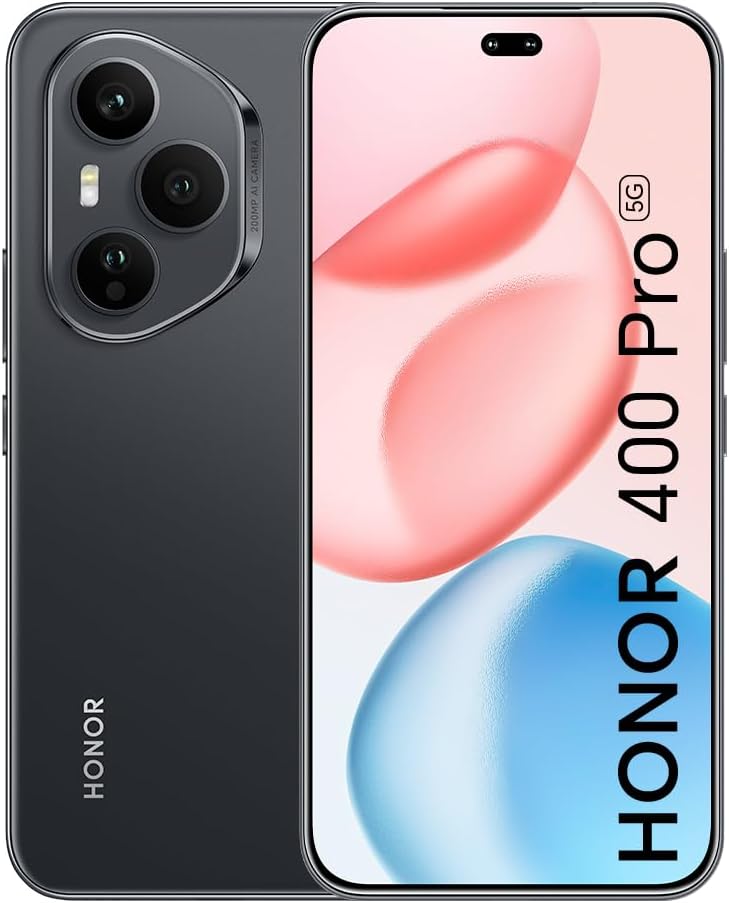 سعر ومواصفات هاتف HONOR 400 Pro 5G، 12+512 جيجا، سناب دراجون 8 الجيل الثاني، ميدنايت بلاك | ضمان سنة، شامل الضرائب (B0FBRPVXXV) على Amazon EG
