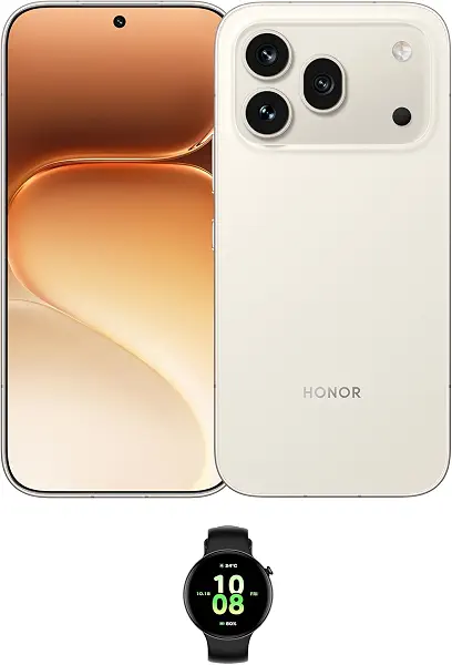 سعر ومواصفات هاتف HONOR 600 5G، 8+256 جيجا، كاميرا 200 ميجابكسل AI، شحن 80 واط، شاشة AMOLED 6.57 بوصة 120 هرتز، برتقالي+ | ضمان سنة، شامل الضرائب - أبيض (B0H2F88296) على Amazon EG