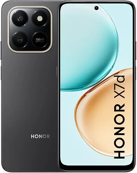 سعر ومواصفات هاتف HONOR X7d، 8+256 جيجا، بطارية 6500 مللي أمبير، Snapdragon 685، كاميرا 108+8 ميجابكسل، شاشة 6.77 بوصة 4G، أسود مخملي | ضمان سنة، شامل الضرائب (B0FR5FWNW4) على Amazon EG