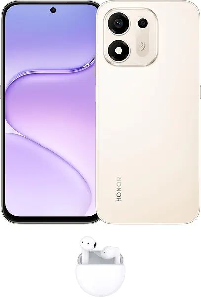 سعر ومواصفات هاتف HONOR X7e Plus 5G، 6+128 جيجا، بطارية 8100 مللي أمبير، Snapdragon 4 Gen 4، شاشة 6.87 بوصة 120 هرتز، كاميرا 50 ميجابكسل AI، IP69K، ديزرت جولد+سماعات x7e | ضمان سنة، شامل الضرائب (B0HC3YBJYH) على Amazon EG