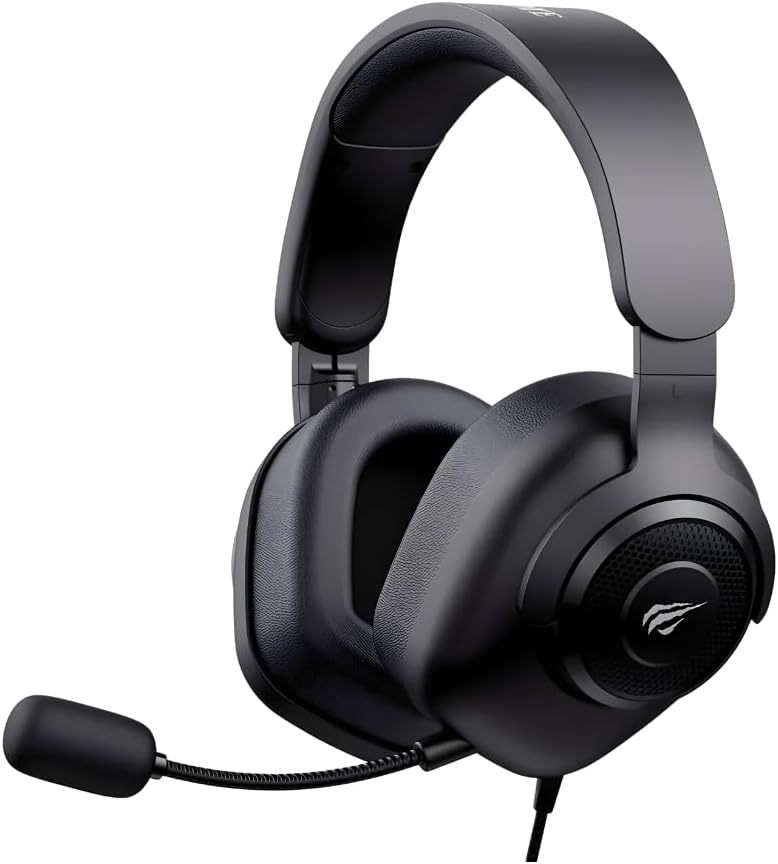 سعر ومواصفات هافيت سماعة راس للالعاب H2230U USB RGB مع ميكروفون قابل للازالة، اسود (B0DGYS71P2) على Amazon EG