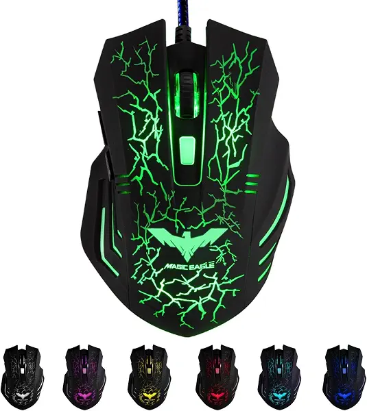 سعر ومواصفات هافيت ماوس العاب MS1011SE باضاءة خلفية RGB قابل للبرمجة، ابيض (B00KS3NXOO) على Amazon EG