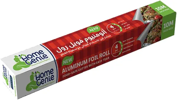 سعر ومواصفات هوم جيني ألمونيوم فويل رول للحفظ الآمن مقاس 10م30xسم (B0GH2GN43N) على Amazon EG