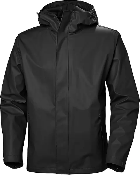 سعر ومواصفات هيلي هانسن معطف مطر بقلنسوة للرجال من Helly-Hansen مقاوم للماء ومقاوم للرياح (B07FHDSX74) على Amazon EG