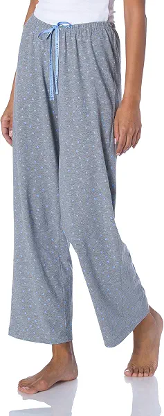 سعر ومواصفات هيو بنطلون نوم بيجامة طويل منسوج مطبوع للنساء (B07D3MJCC9) على Amazon EG