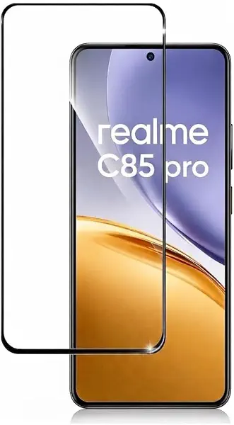 سعر ومواصفات واقي شاشة زجاج مقوى لهاتف realme C85 pro، صلابة 9H، مقاوم للخدش، حواف منحنية 2.5D، مضاد للبصمات (B0H4PWYRHV) على Amazon EG