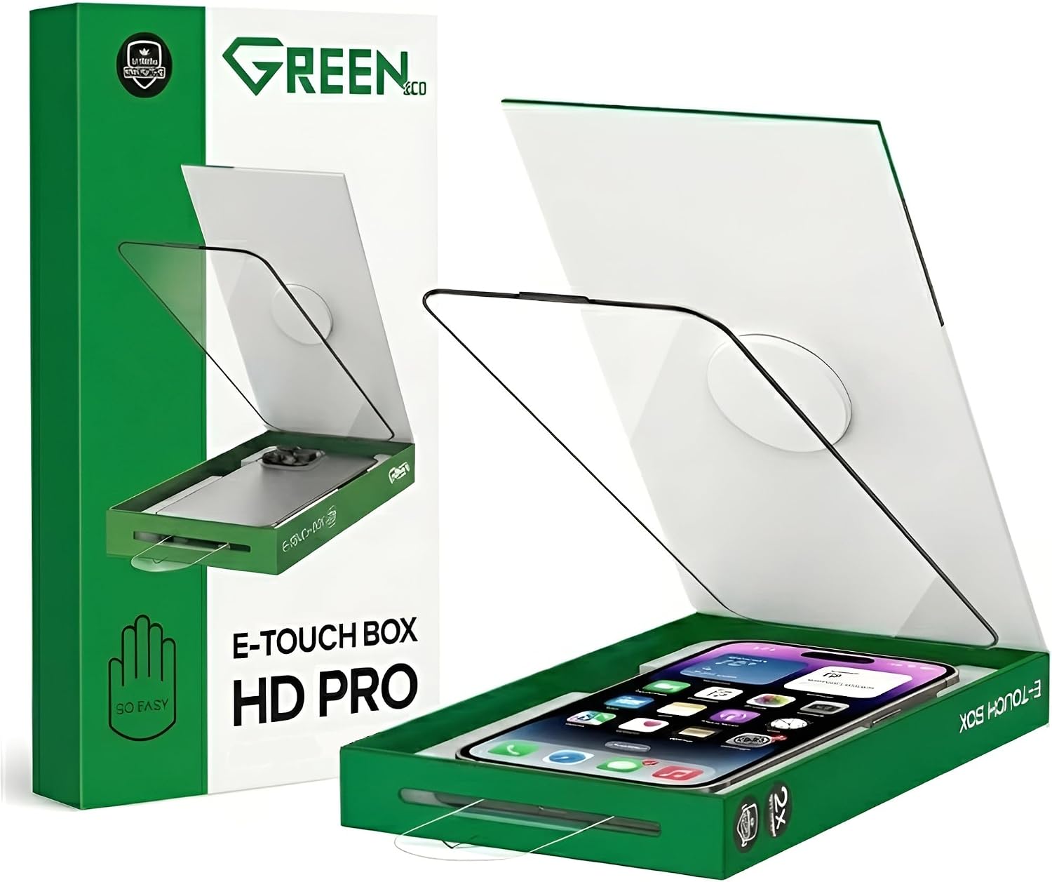 سعر ومواصفات واقي شاشة زجاجي من Next store متوافق مع iPhone 17 Air مقاس 6.5 بوصة موديل إي-تاتش بوكس برو مجموعة تركيب تلقائي زجاج مقوى عالي الوضوح صلابة 9 اتش مضاد للبصمات وخالٍ من الفقاعات (B0GBXXKGH9) على Amazon EG