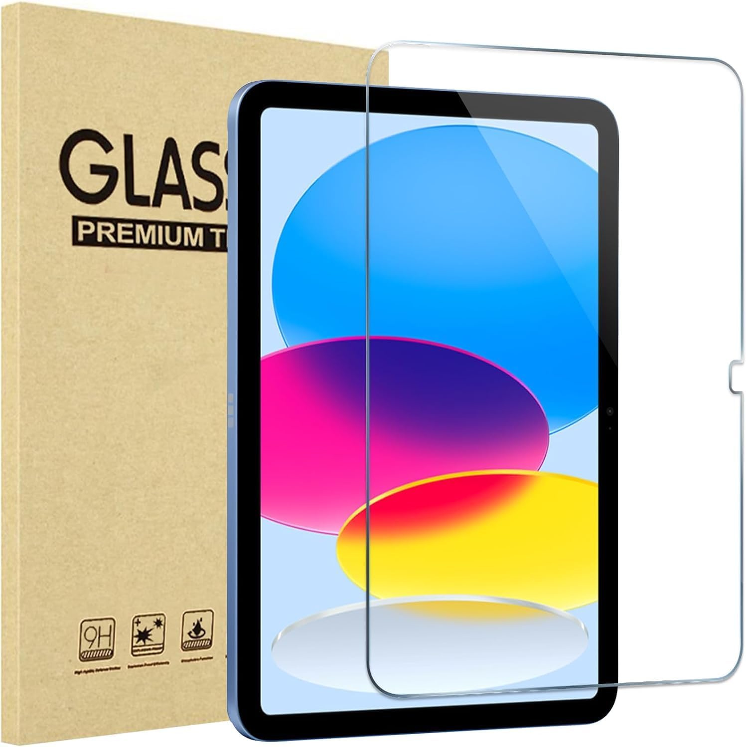 سعر ومواصفات واقي شاشة زجاجي من Next Store لجهاز ايباد اير 13 انش و برو 12.9 انش، حماية شاشة شفافة بصلابة 9H ضد الخدش والبصمات، فيلم تركيب سهل بدون فقاعات (B0GW8YNFNV) على Amazon EG