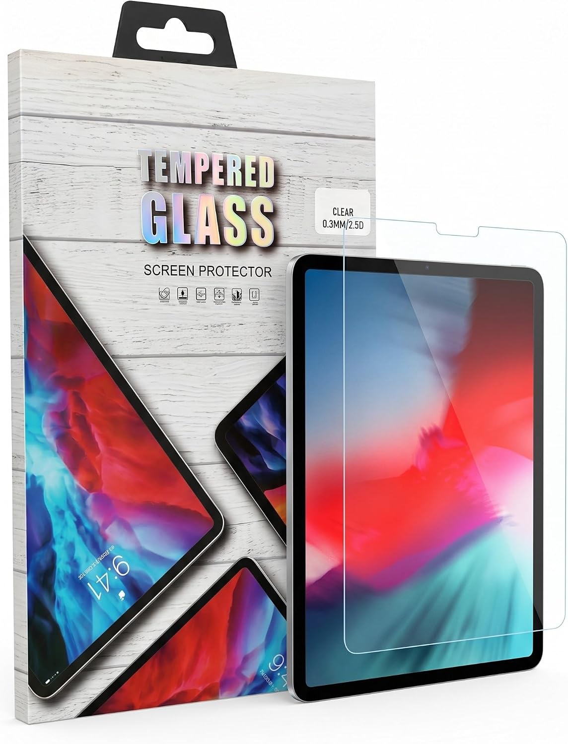 سعر ومواصفات واقي شاشة زجاجي من Next Store لجهاز ايباد برو ١٣ بوصة (٢٠٢٥/٢٠٢٤)، طبقة حماية فائقة النحافة بسمك ٠.٣ ملم، غطاء قوي مقاوم للخدش والكسر بحواف ناعمة ومنحنية. (B0GZ4VVNJZ) على Amazon EG