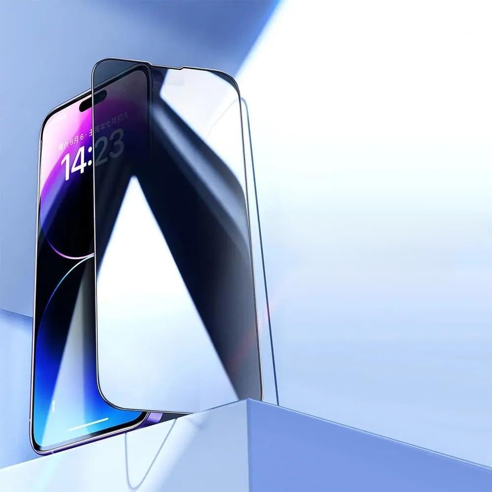سعر ومواصفات واقي شاشة من Next store لـ آيفون 13 برو ماكس 6.7 بوصة من الزجاج المقوى للخصوصية تغطية كاملة ضد التجسس مقاوم للخدش ومقاوم للصدمات مع طبقة مضادة لبصمات الأصابع وشبكة مدمجة مقاومة للغبار لمكبر الصوت (B0GL34QD4N) على Amazon EG