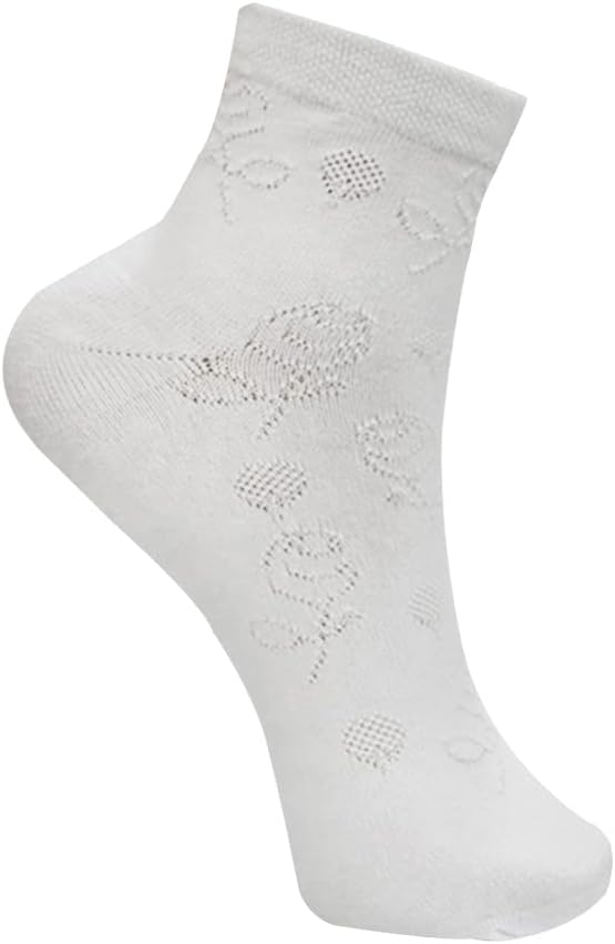 سعر ومواصفات وايت فلاور White Flower Girls 1167 Above Ankle Sock (B0BBWGJ4H1) على Amazon EG
