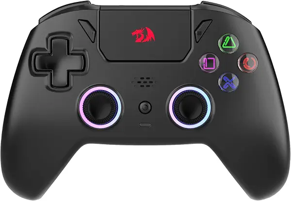 سعر ومواصفات وحدة تحكم الألعاب دارك فليم مزودة بمؤشرات ليد تناظرية ومحفزات G820 بتقنية تأثير هول من ريدراجون، لون أسود (B0FQYJ66RL) على Amazon EG