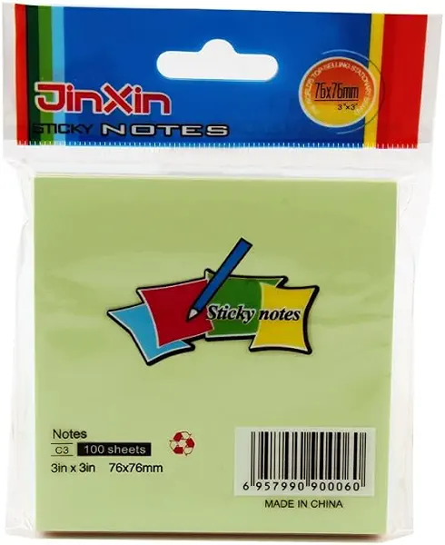 سعر ومواصفات ورق ملاحظات لاصق من جينكسين 76 × 76 مم 100 ورقه متعدد الالوان (B0DQJYSLTN) على Amazon EG