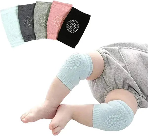 سعر ومواصفات CINDYWUAU وسادات الركبة للزحف للأطفال الصغار، جوارب قابلة للتعديل ومضادة للانزلاق لتدفئة الساق والكوع للأولاد والبنات، 5 أزواج (B086PTB3S7) على Amazon EG