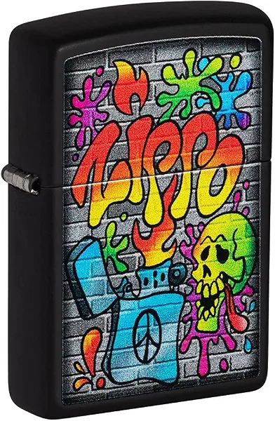 سعر ومواصفات ولاعة 49605 218 من زيبو، بتصميم رسم شوارع (B0941S5LPB) على Amazon EG