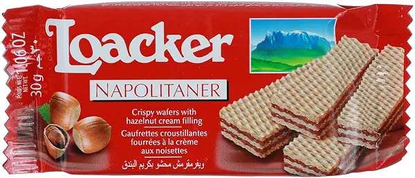 سعر ومواصفات ويفر لواكر المقرمش بكريمة البندق، وزن 30 جرام (B097BX4ZM2) على Amazon EG