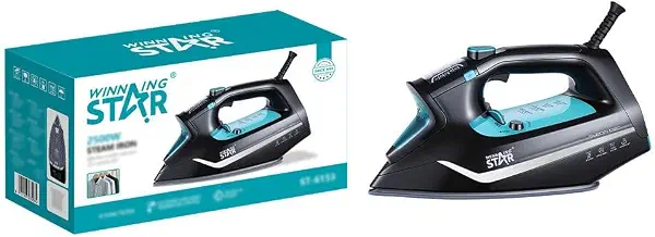 سعر ومواصفات ويننج ستار مكواة بخار ST-6153 2500 واط، اسود (B0H1GXVZCL) على Amazon EG