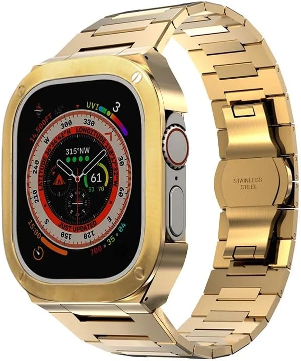 سعر ومواصفات يُعدّ غطاء وسوار Next Store المعدني لساعة آبل مقاس 45 متوافق مع سيرس 7/8/9.مصنوع من الفولاذ المقاوم للصدأ عالي الجودة، يوفر هذا السوار حماية ممتازة ضد الصدمات والسقوط (B0DRVYC1VR) على Amazon EG