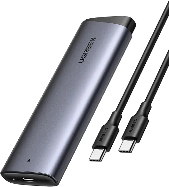 سعر ومواصفات يوجرين حاوية ذاكرة مستديمة M.2 NVME SSD بمنفذ USB 3.2 بسرعة 10 جيجابايت في (B0D53K7HK9) على Amazon EG