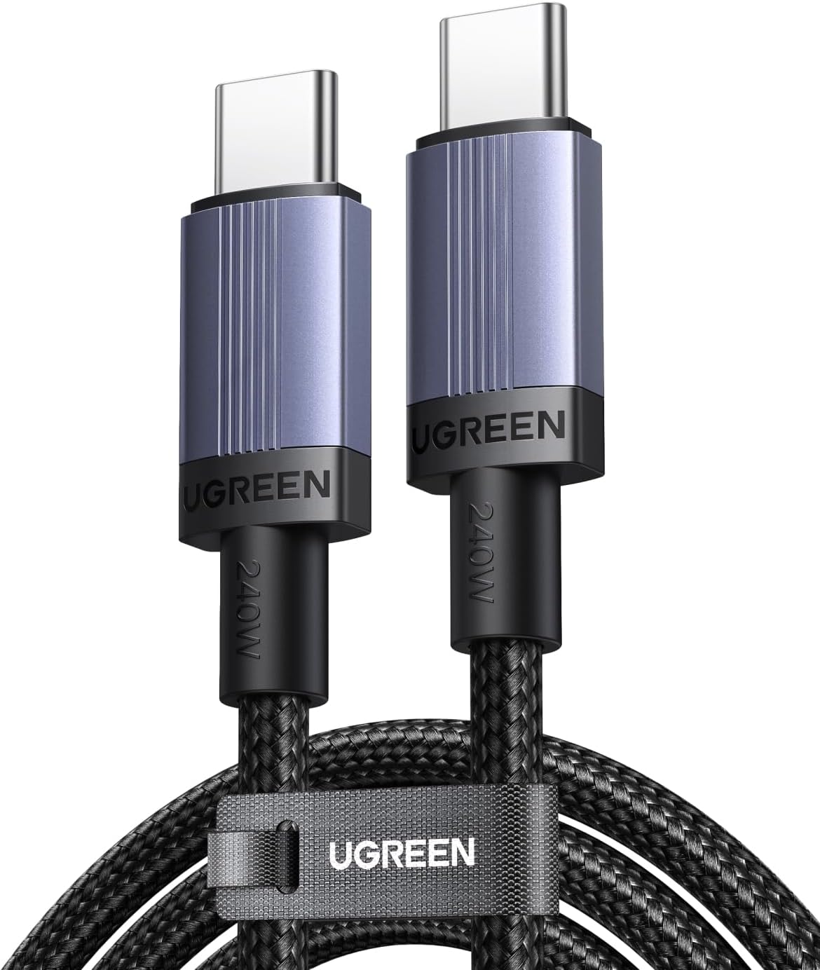 سعر ومواصفات كابل USB نوع C بقدرة 240 وات بي دي 3.1، شحن سريع مع شريحة اي-ماركر تيار 5 امبير و20 فولت بتقنية PPS، لايفون 16 وجالاكسي S25 الترا وبكسل 9 وماك بوك برو وايباد اير وستيم ديك والمزيد من يوجرين، 2 م (B0DXDTNPS5) على Amazon EG