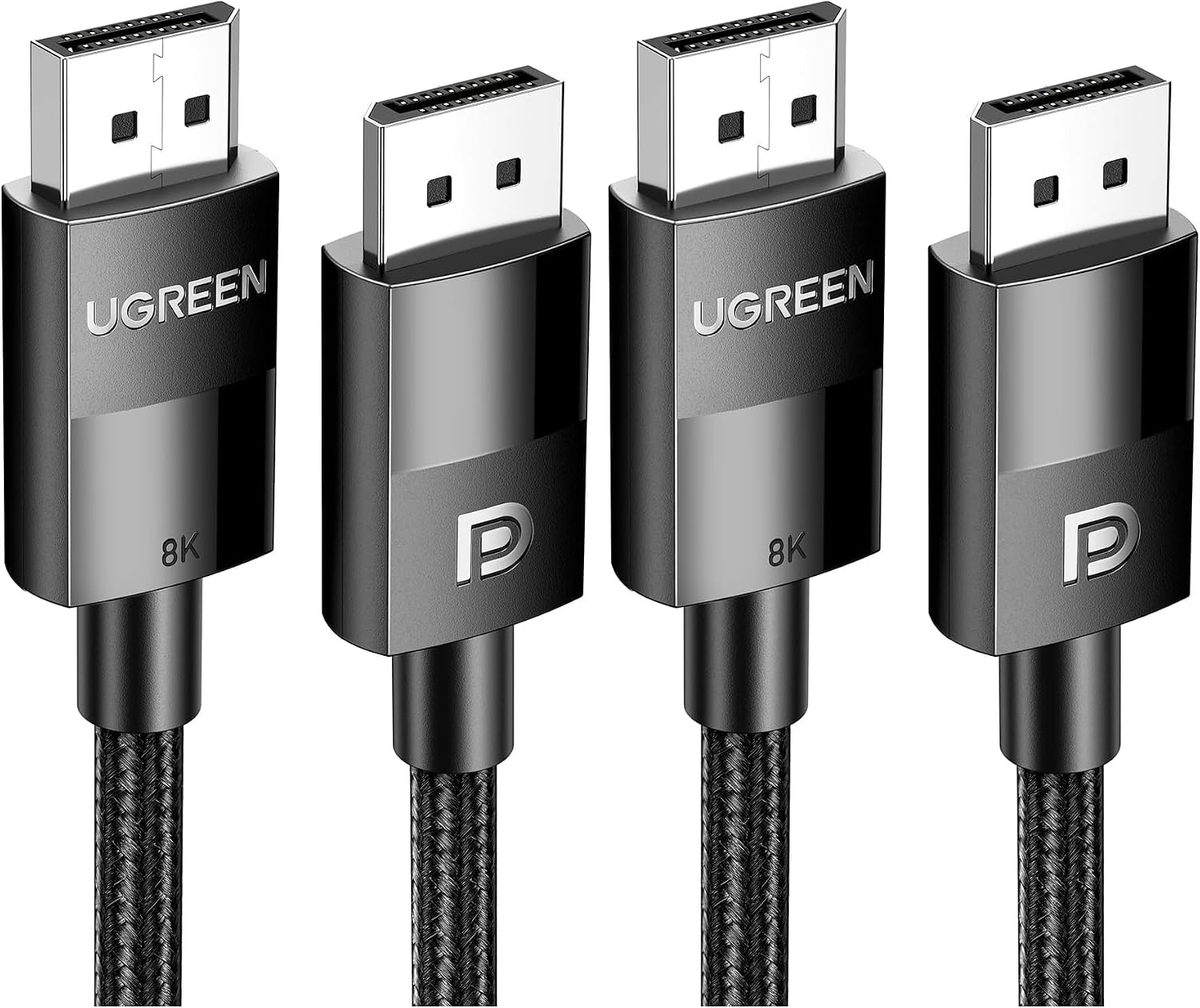 سعر ومواصفات يوجرين كيبل منفذ عرض 8K 1.4، DP الى DP 3M، 8K@60Hz/4K@165Hz/2K@240Hz/1080P@240Hz، لشاشة الالعاب/بطاقة الرسومات/الكمبيوتر، يدعم 3D/HDCP/HDR/G-SYNC/فري سينك، كيبل مضفر نايلون ذكر الى ذكر - 3 متر (B0HLF7KYF9) على Amazon EG