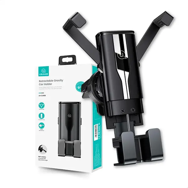 سعر ومواصفات يوسامز حامل هاتف ذكي قابل للسحب للسيارة ZJ-058 (B0CKT1TTL5) على Amazon EG