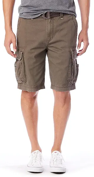 سعر ومواصفات يونيون باي شورت كارجو سيرفايفر بحزام للرجال (B074G9S9F2) على Amazon EG